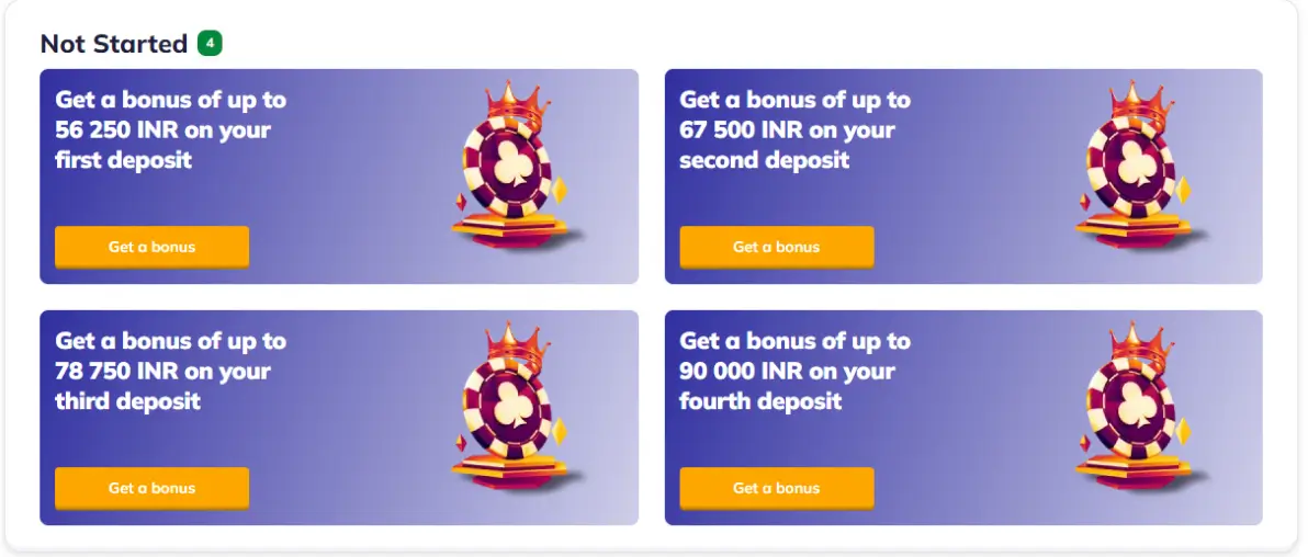 Valor Casino Welcome Bonus