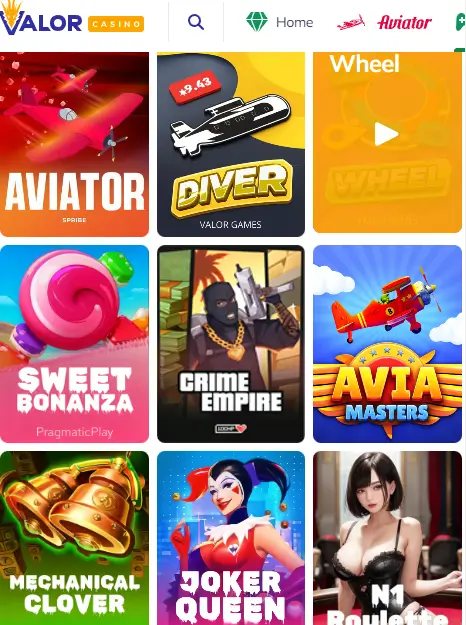 Play Casino games on mobile devices